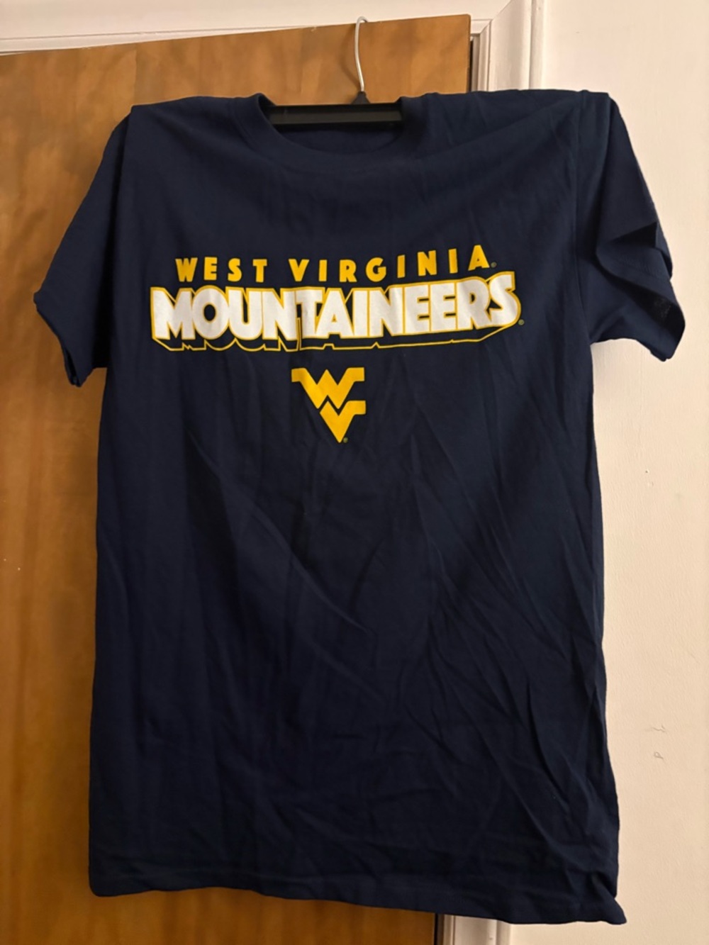 West Virginia Mountaineers Navy Short Sleeve Tee
